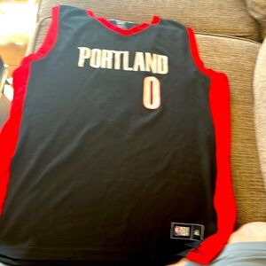 PORTLAND TRAILBLAZERS XL JERSEY TX COOL
